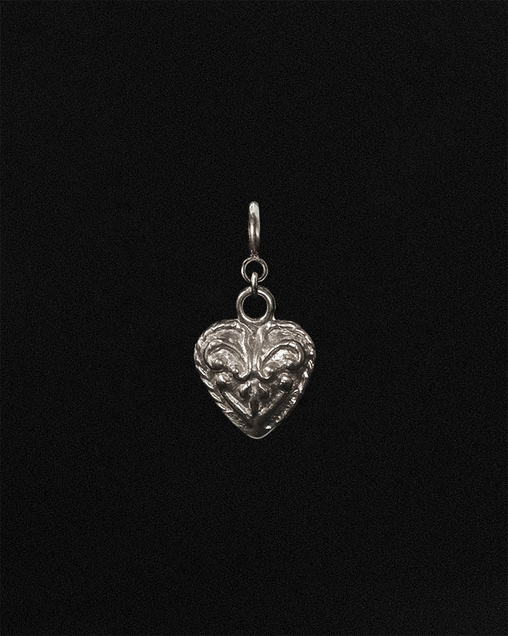 <3 Charm Silver